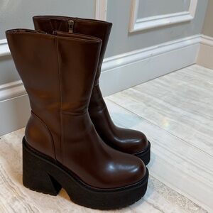 Goiphrri Platform Ankle Boots